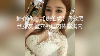 糖心Vlog 【唐伯虎】调教黑丝女友 蜜穴挑逗肉棒塞满内射