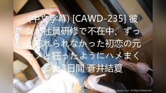 (中文字幕) [CAWD-235] 彼女が社員研修で不在中、ずっと忘れられなかった初恋の元カノと狂ったようにハメまくった3日間 蒼井結夏